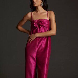 Anthropologie - Satin Bow Tie Jumpsuit - SOLD OUT